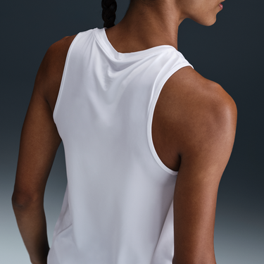 Tielko Nike Nike One Dri-FIT Running Tank Top Biela | HJ2218-100, 3