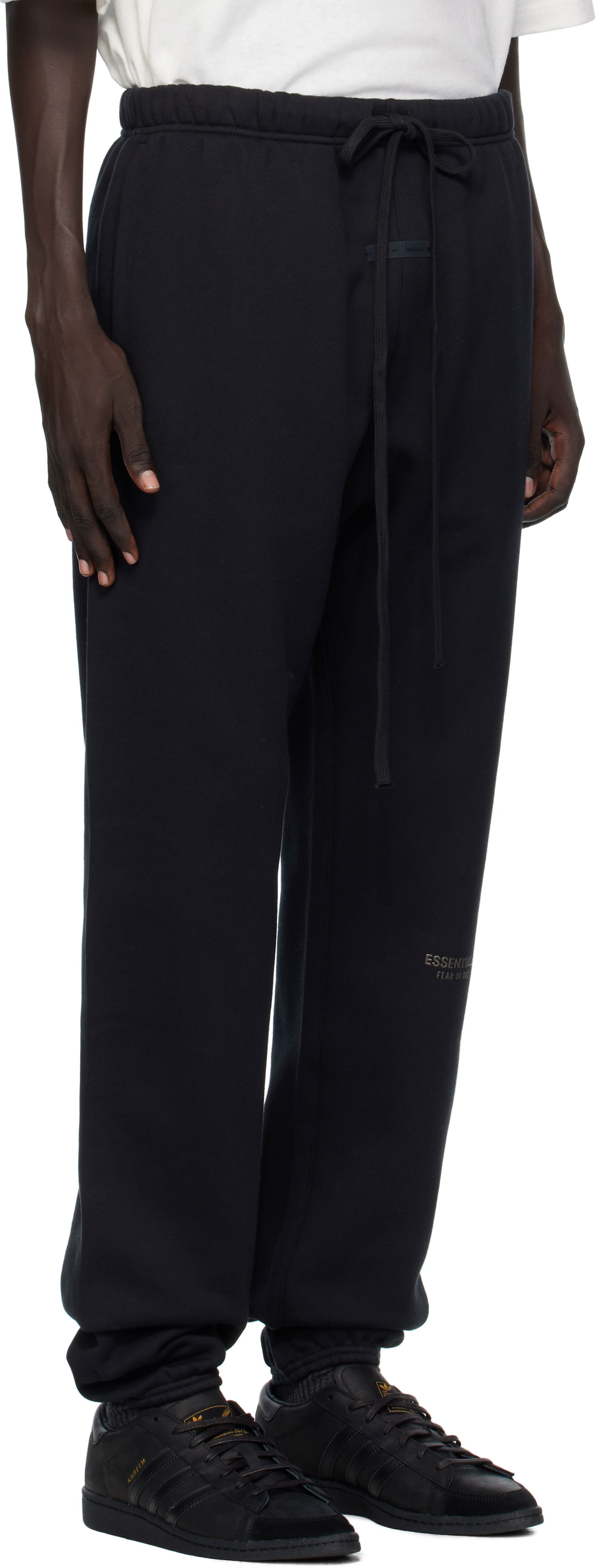 Tepláky Fear of God Fear of God ESSENTIALS Vintage Fleece Sweatpants Čierna | 130SP258040F, 1