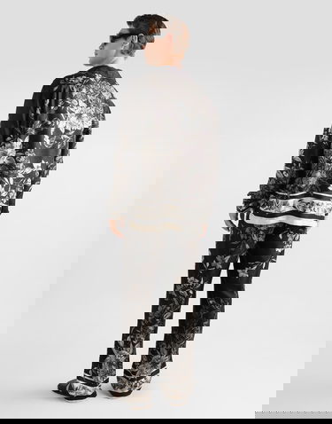 Košeľa Dolce & Gabbana Flower Bouquet-print Jacquard Twill Shirt Čierna | G5IF1THI12HHN5ST, 2