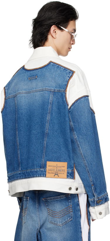Bunda Jean Paul Gaultier Gaultier 'The Trompe L'œil' Denim Jacket Modrá | 24/25-U-VE039I-D013-5701, 2