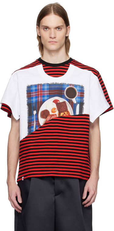 Tričko Charles Jeffrey Loverboy Charles Jeffrey LOVERBOY Auld Hag Edition Double T-Shirt Červená | 54100102, 0