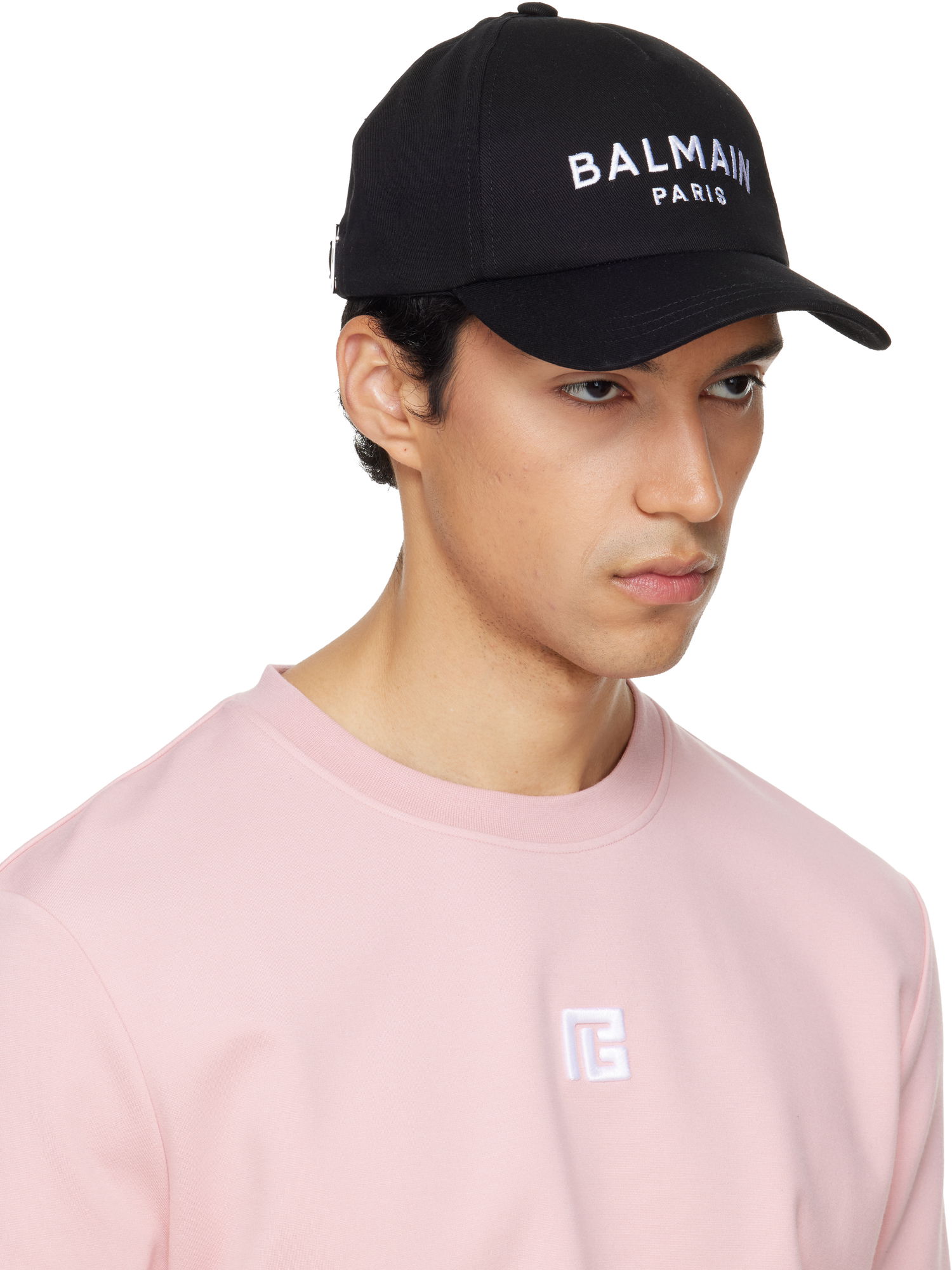 Šiltovka Balmain Cotton Balmain Paris Cap Ružová | FH0XA015CB24, 1