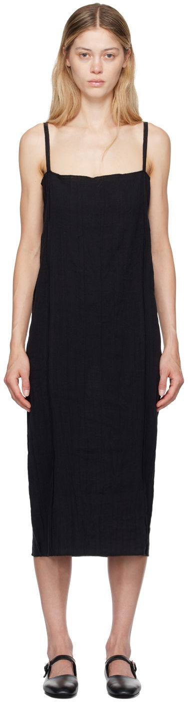 Šaty Baserange Midi Dress Čierna | DRSKS-CL-EXAU24, 0
