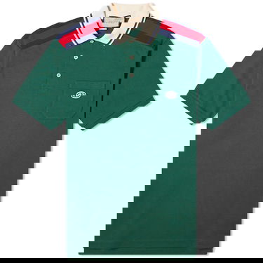 Polo tričko Gucci GRG Logo Polo Shirt Zelené | 737656-XJF4V-3754, 0