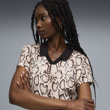 Šaty Puma A$AP ROCKY Snakeskin Print Short-Sleeve Polo Dress Rôznofarebný | 633416_36, 4