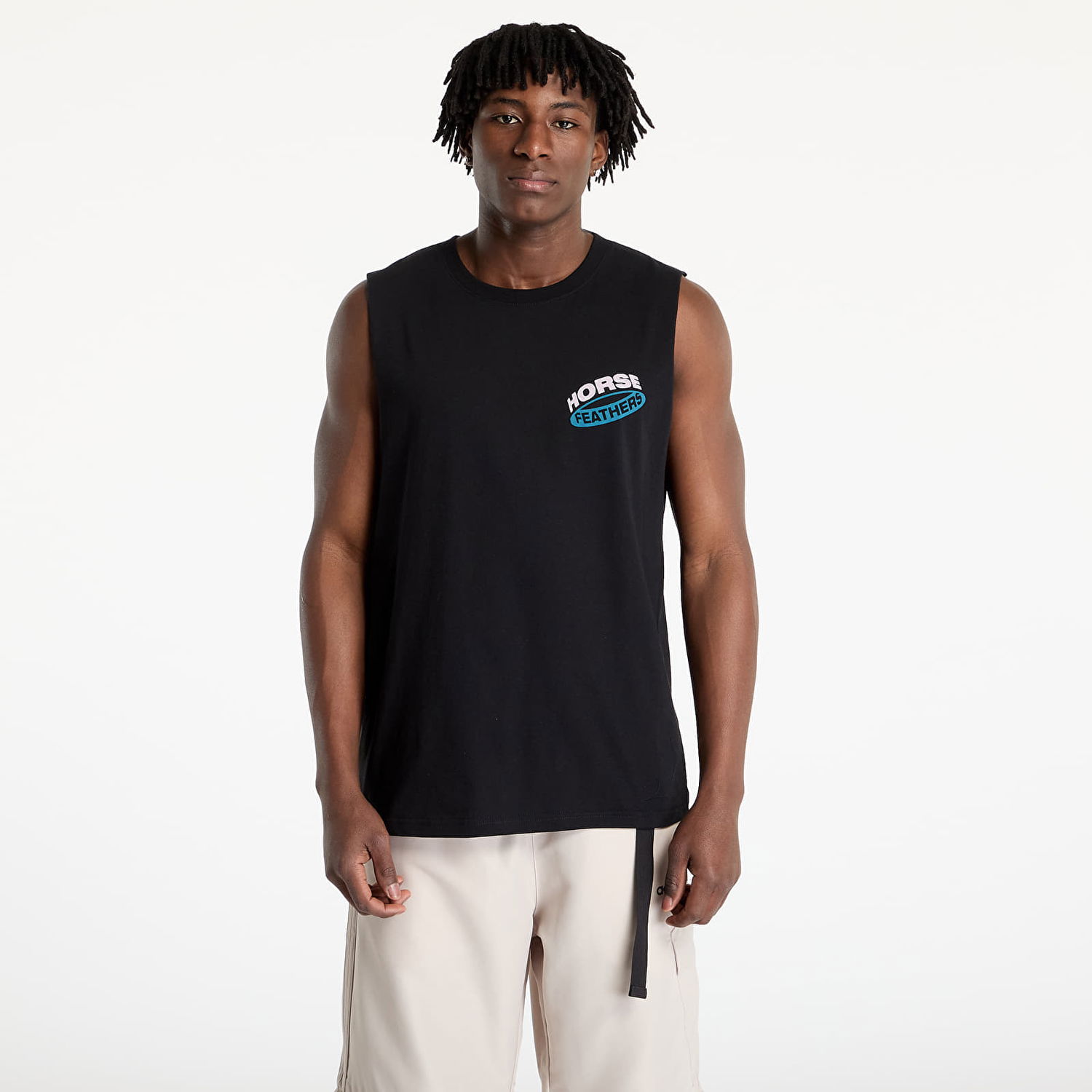 Tielko Horsefeathers Horsefeathers Orbit Tank Top Čierna | SM1378A, 0
