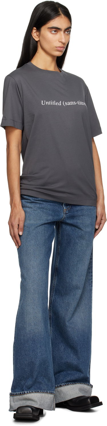 Tričko Études Études Untitled Regular Fit T-Shirt Šedá | H24MMTSH121-95, 3
