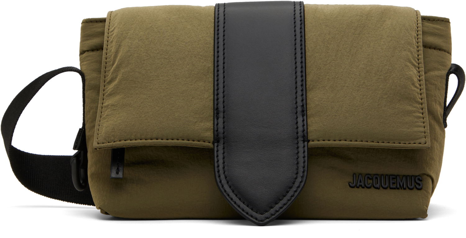 Taška cez rameno Jacquemus Jacquemus La Casa Small Bambino Messenger Bag Zelené | 24E245BA373-3174, 0