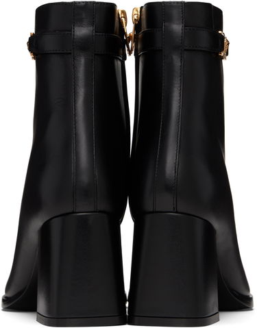 Tenisky a topánky Versace Leather Ankle Boots With Medusa Accent Čierna | 1015914_DVT2P, 1