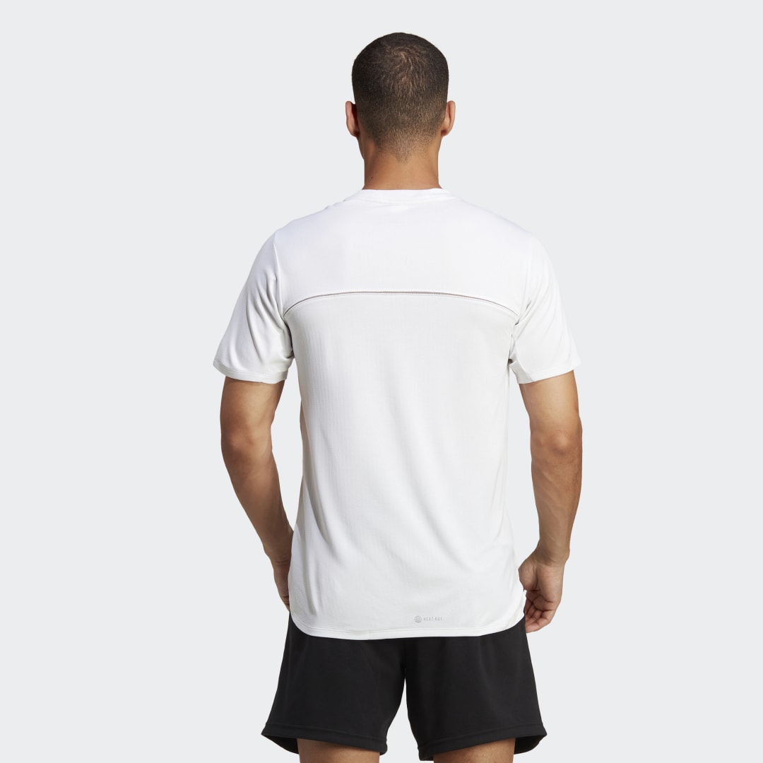 Tričko adidas Performance Designed 4 Training HEAT.RDY HIIT Training Tee Biela | IB9096, 1