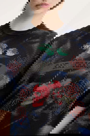 Tričko Aries Sprayed Trash Cherries SS Tee Rôznofarebný | AR6001503, 7