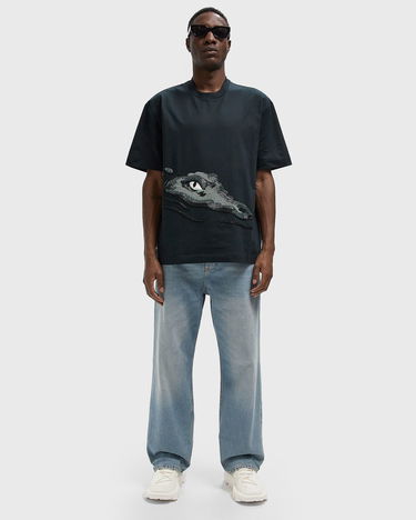 Tričko Lacoste T-Shirt Embellished Beaded Crocodile Runaway Collection Čierna | TH5052-1LI, 1