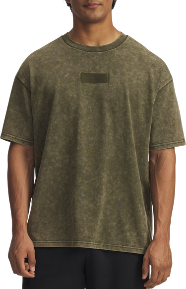 Tričko Under Armour Project Rock Washed Patch T-Shirt Zelené | 6006763-308, 0