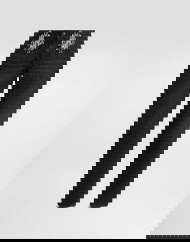 Džínsy Dolce & Gabbana Dolce & Gabbana Crystal-Embellished Denim Trousers Čierna | GYJCCZG8OM7S9001, 0