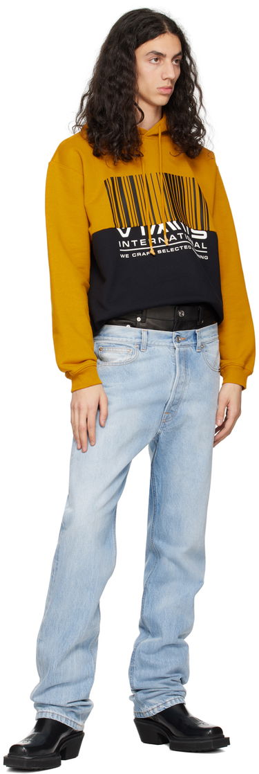 Mikina VETEMENTS VTMNTS International Graphic Print Hoodie Žltá | VL16HD600M, 3