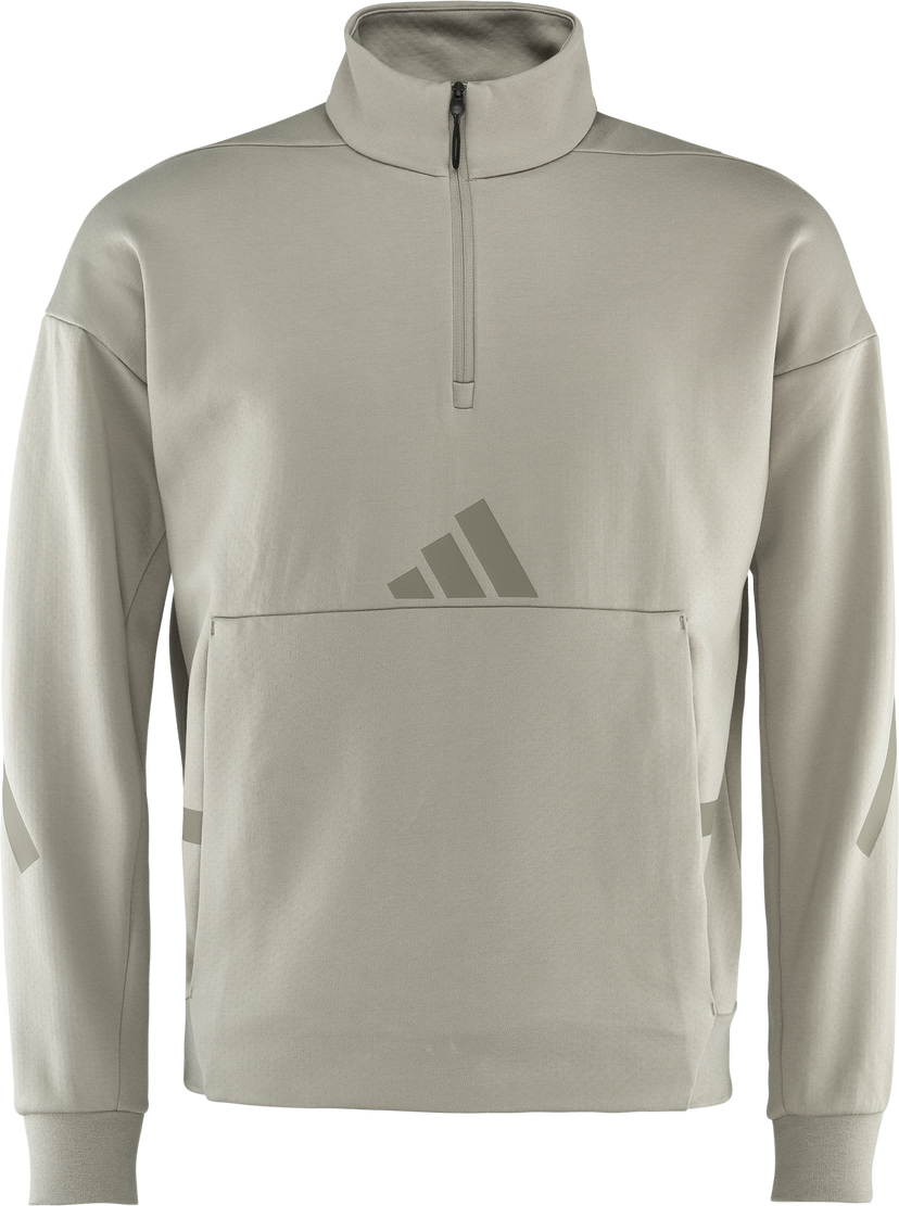 Mikina adidas Originals FC Schalke 04 HalfZip Sweatshirt Béžová | 6s04jd6191