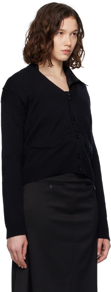 Sveter Maison Margiela MM6 Maison Margiela Wool Knit Cardigan Čierna | S52HP0032 M13139, 1