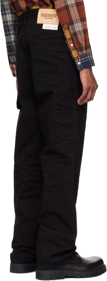 Džínsy DSQUARED2 Dsquared2 'Black Bull' Loose Carpenter Jeans Čierna | S74LB1673_S39781, 2
