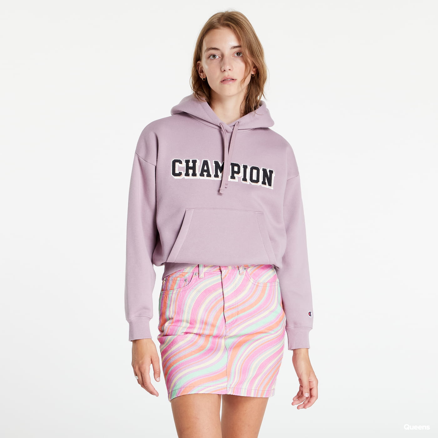 Mikina Champion Hooded Sweatshirt Fialová | 115370 CHA PS162, 0