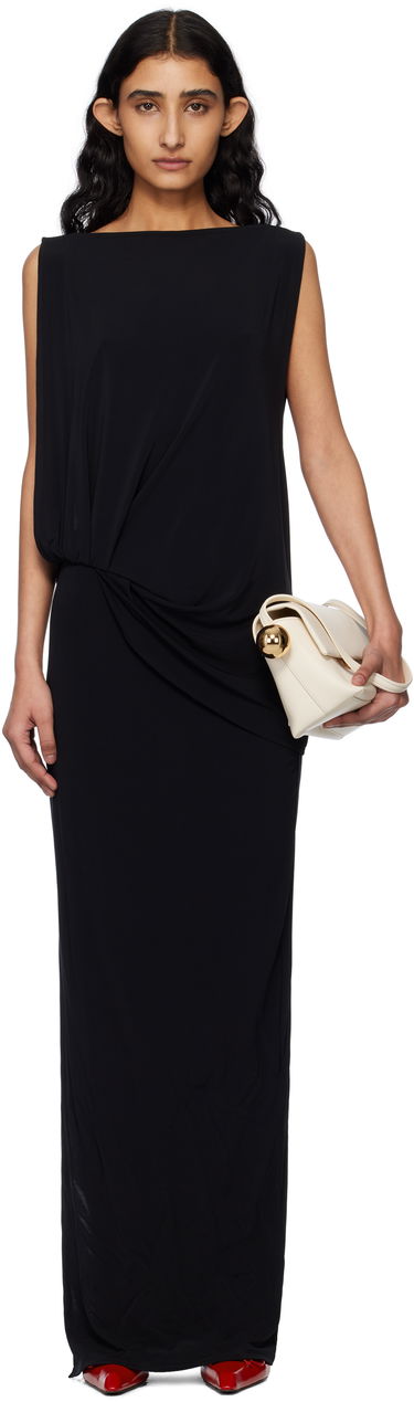 Šaty Jacquemus Jacquemus 'The Peplo' Maxi Dress Čierna | 25E251DR230-2381, 0