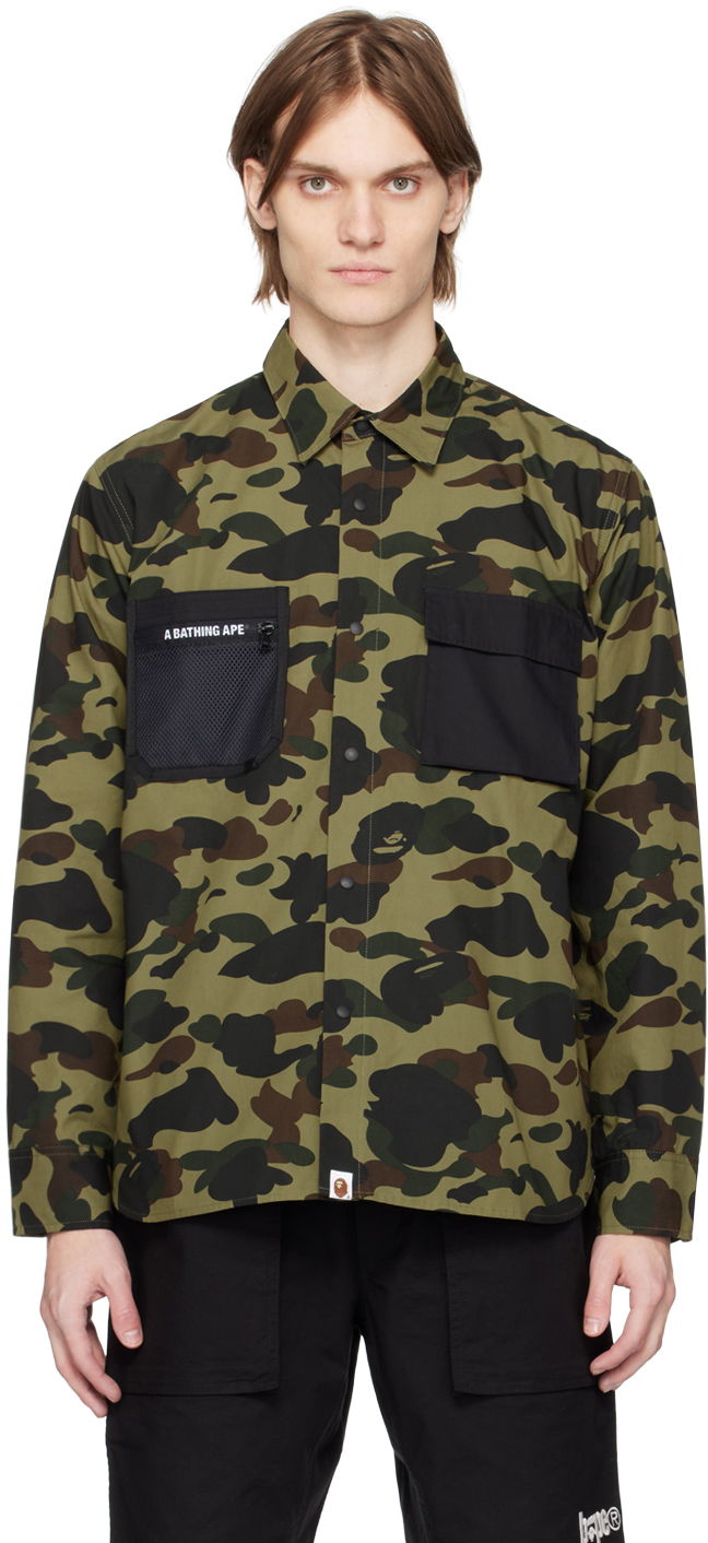 Košeľa BAPE 1st Camo Shirt Zelené | 001SHI801004M, 0