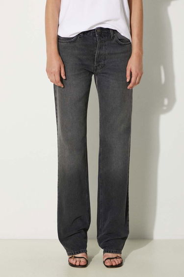 Džínsy Fiorucci Straight Fit High Waist Jeans Čierna | W01FPDJE075DN01DN05, 0