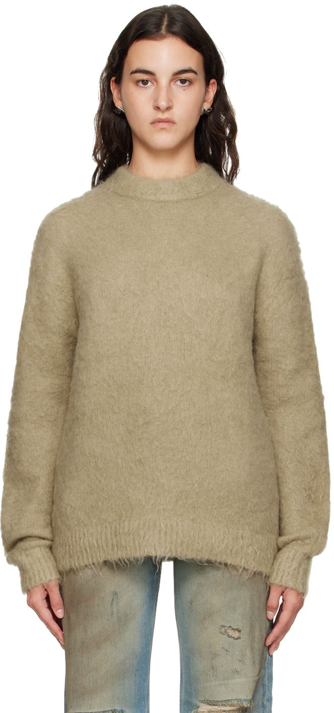 Sveter Acne Studios Beige Brushed Béžová | B60279-, 0