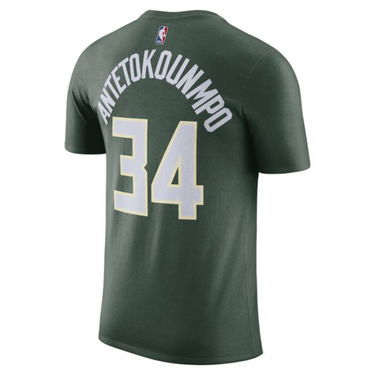 Tričko Nike Milwaukee Bucks T-Shirt Zelené | DR6385-329, 1