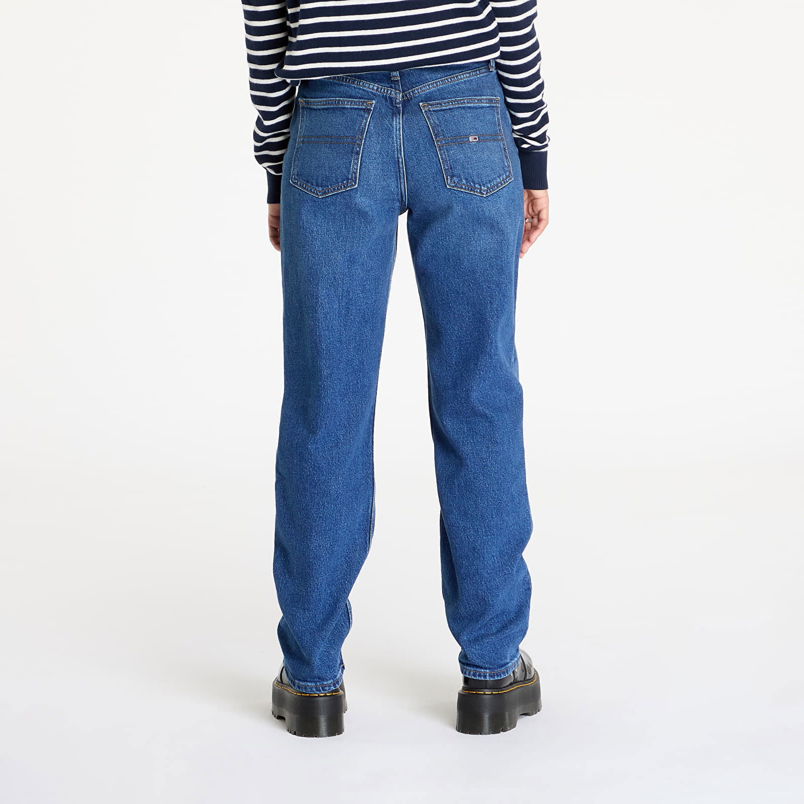 Izzie Hgh Slim Straight Jeans Denim