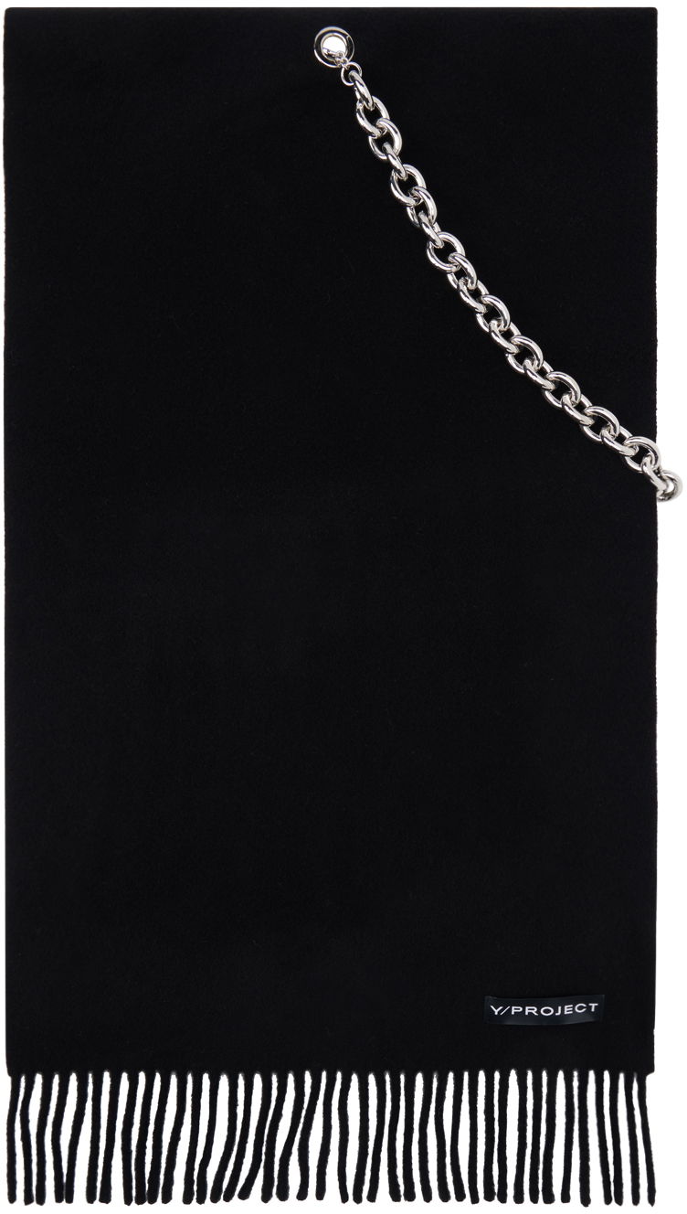 Šál Y/PROJECT Chain Scarf Čierna | 621SC001, 0