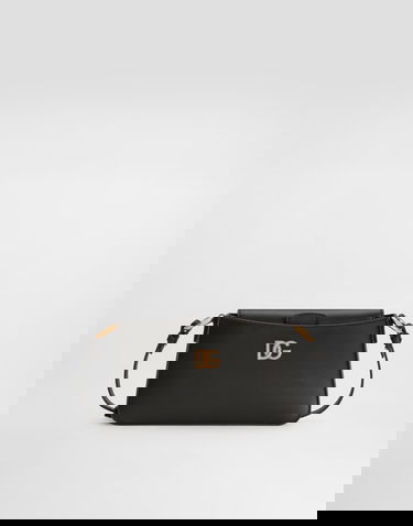 Taška cez rameno Dolce & Gabbana Calfskin Phone Mini Bag Čierna | BI3466AK27480999, 0