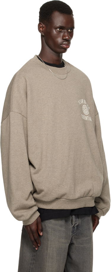 Mikina Fear of God Fear of God ESSENTIALS Fleece Crewneck Sweatshirt Hnedá | 192HO246261F, 1