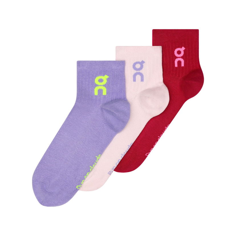 Ponožky On Running Logo Sock Mid 3-Pack Rôznofarebný | 2UF10523891