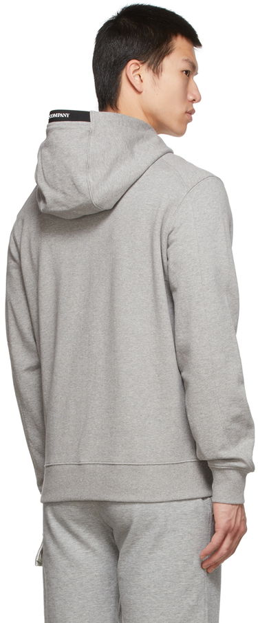 Mikina C.P. Company Diagonal Raised Fleece Pullover Hoodie Čierna | 12CMSS023A005086W, 2