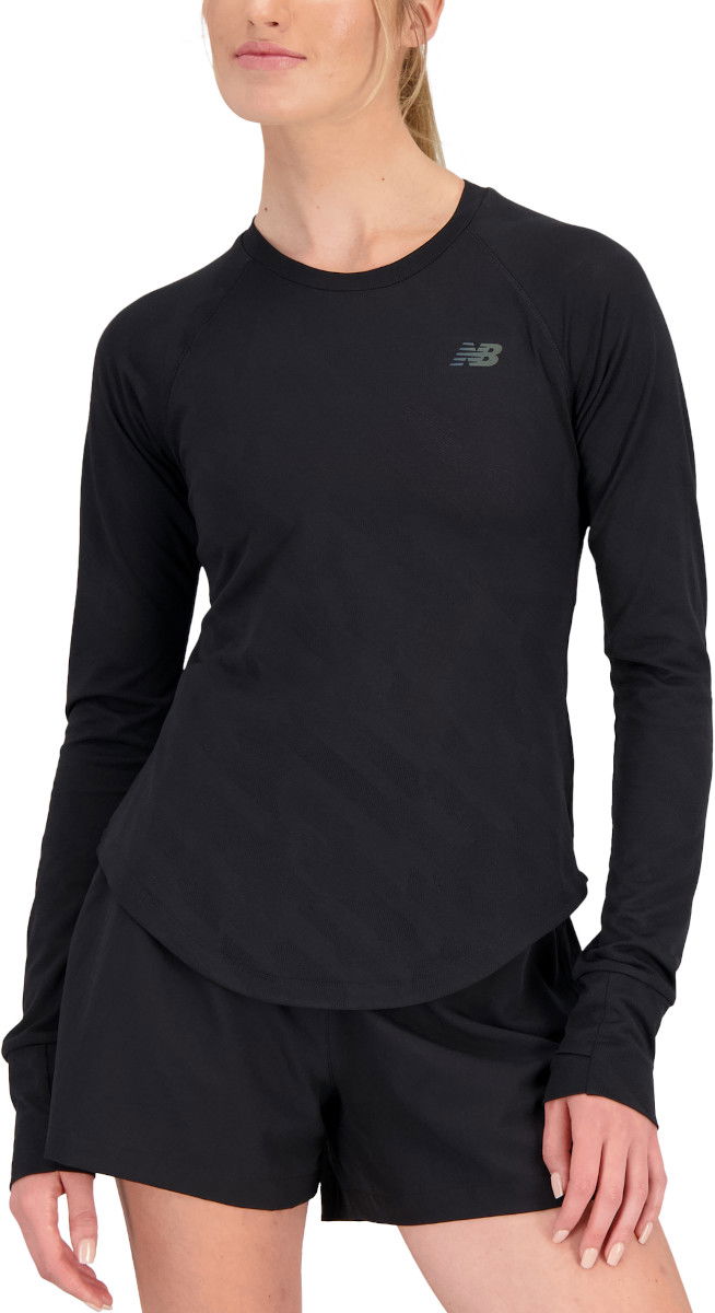 Tričko New Balance Tee Q Speed Čierna | wt31282-bk, 0