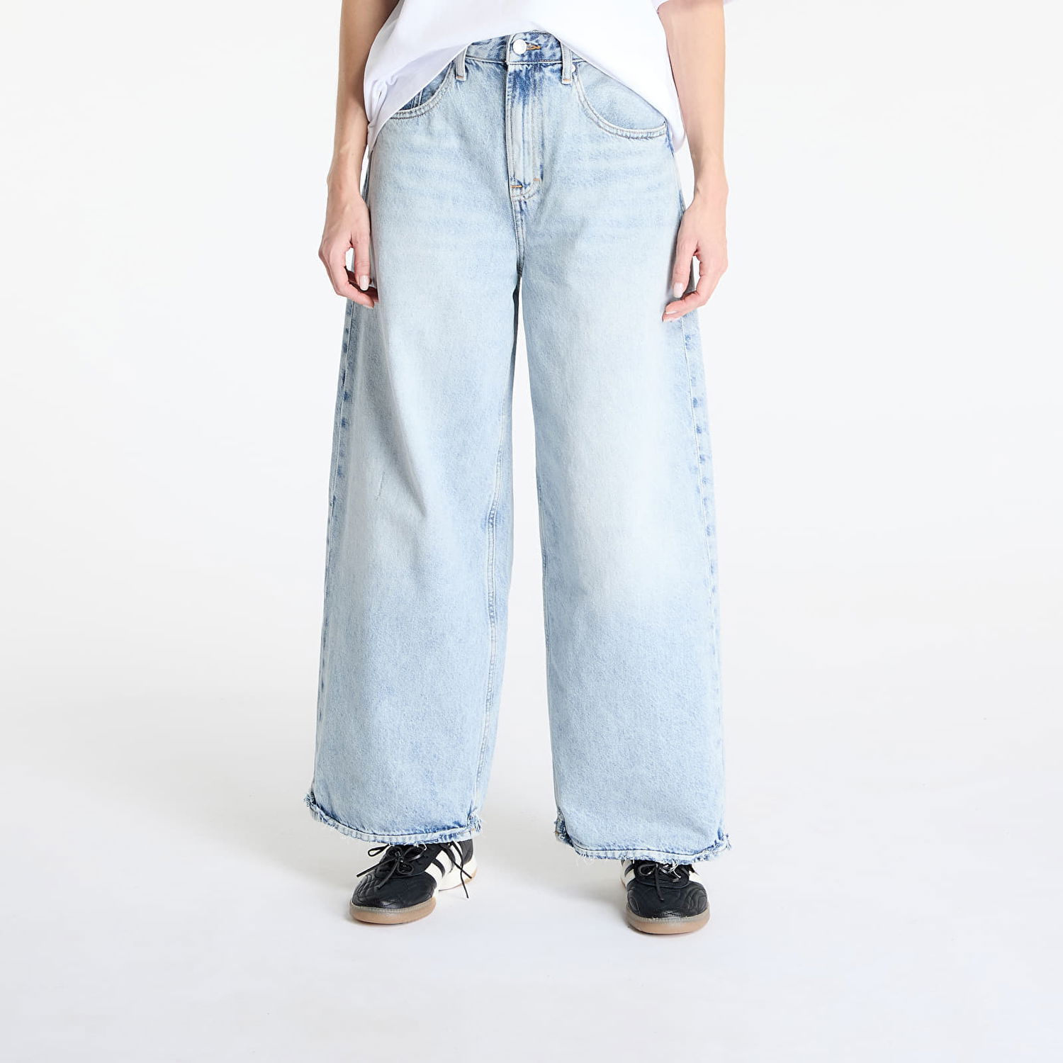 Džínsy Tommy Hilfiger Tommy Jeans Charlie Loose Wide Jeans W25/L30 Modrá | DW0DW20015 1AB, 0