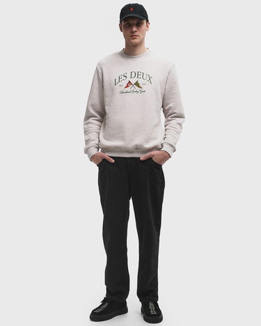 Sveter Les Deux Les Deux Ivy League Sweatshirt Béžová | LDM200172-868868, 2