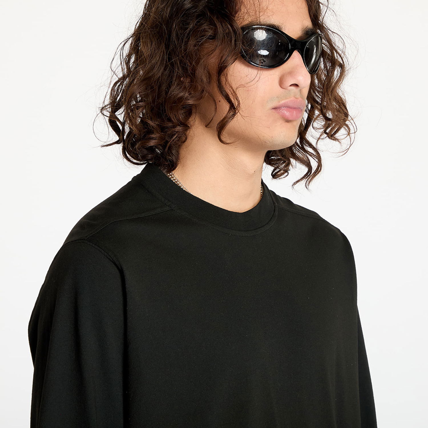 Tričko Rick Owens DRKSHDW Knit - Jumbo Ss T-Shirt Black/ Terra Čierna | DU02D2274 RNSUN 0983, 1