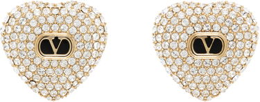 Náušnice Valentino Valentino Garavani Crystal Heart Earrings Metalická | 6W2J0Y68VTI, 0