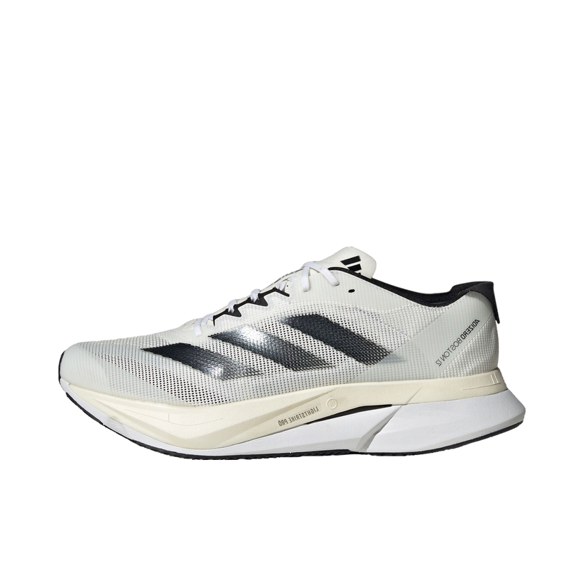 Tenisky a topánky adidas Originals adidas Adizero Boston 12 Cloud White Core Black Night Metallic Šedá | ID4236