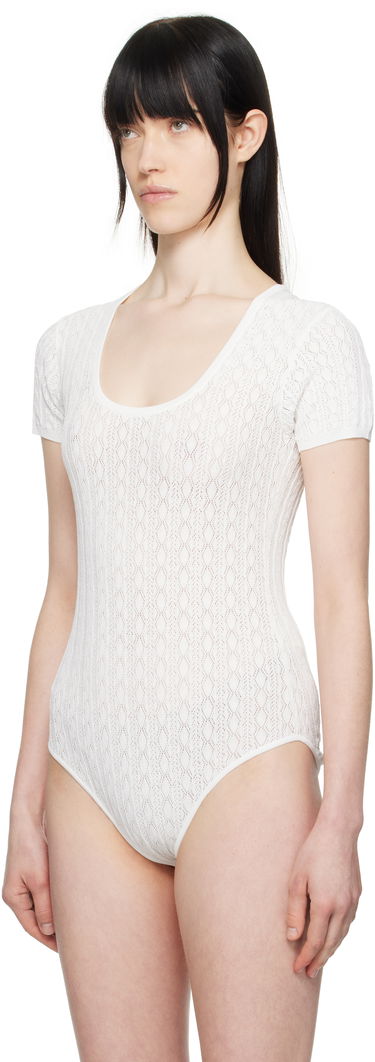 Tričko Loulou de Saison Loulou de Saison Silas Bodysuit Biela | SILAS, 3