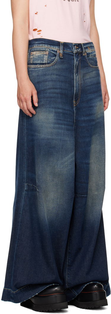 Džínsy R13 R13 Jesse Wide Leg Jeans Modrá | R13WD082 D144A, 1