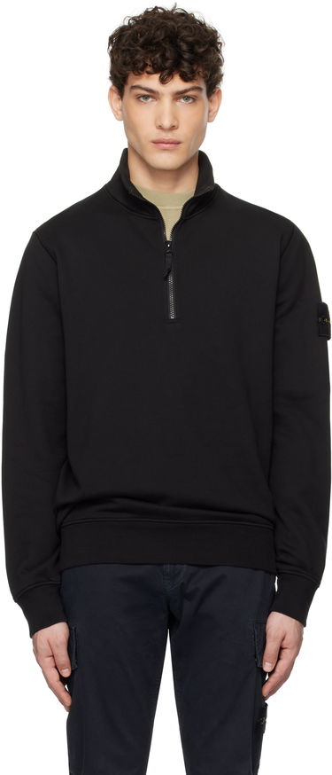 Mikina Stone Island Fleece Sweatshirt Čierna | K1S156100619S0051, 0