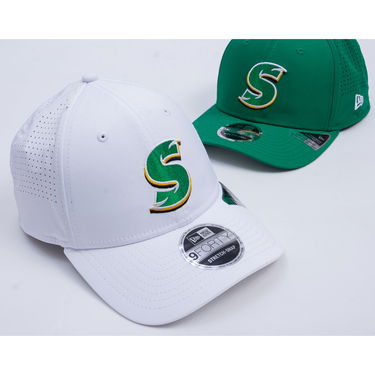 Šiltovka New Era Saskatchewan Roughriders STNGER 9FORTY Stretch-Snap Cap One Size (56-59 cm) Biela | 60756698, 5