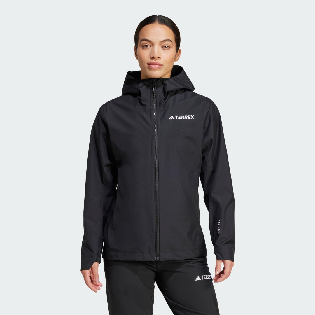 Pláštenka adidas Performance Multi 2.5L Rain Jacket Čierna | JN9838, 0