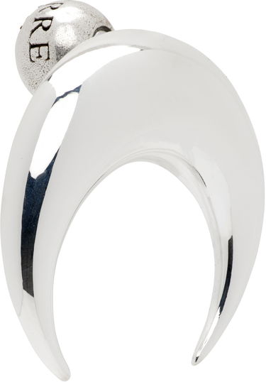 Náušnice Marine Serre Regenerated Tin Moon Stud Earring Metalická | UJW013ARMET0001, 1