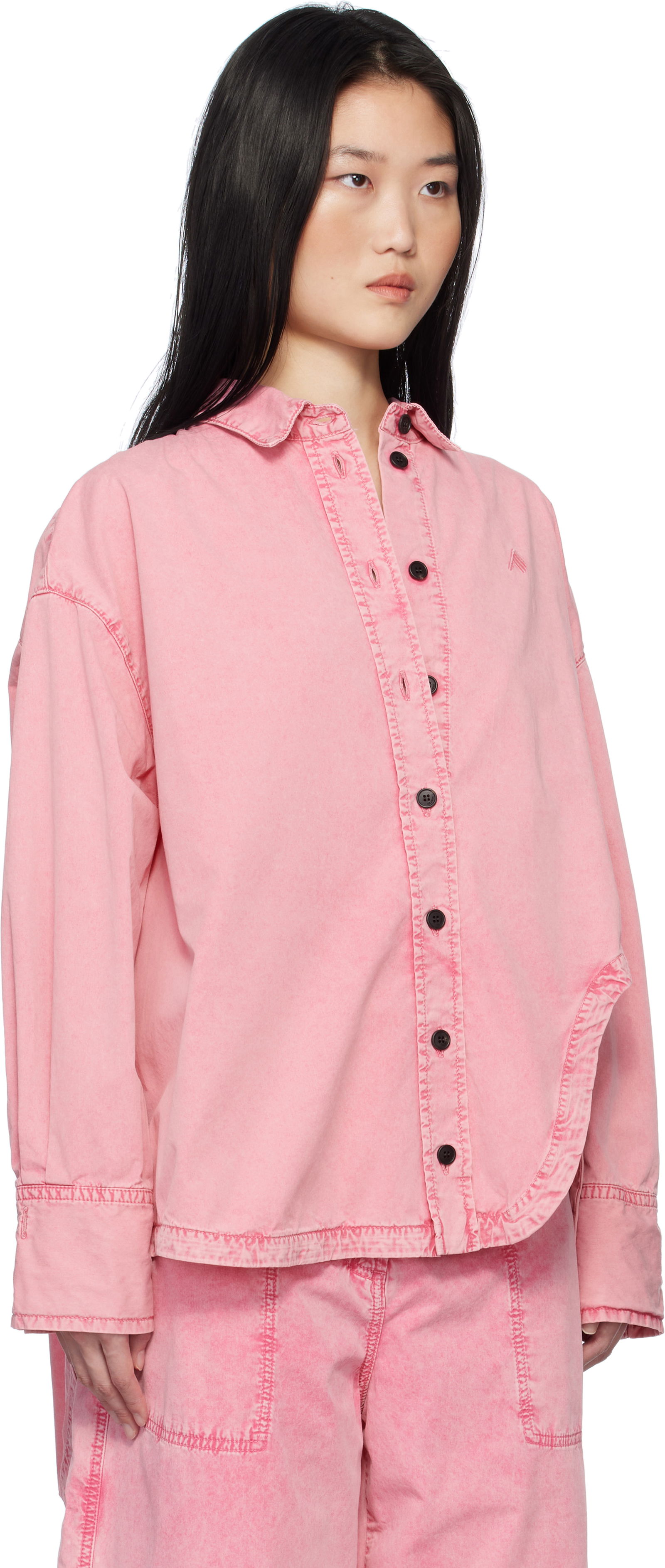 Attico Diana Denim Shirt