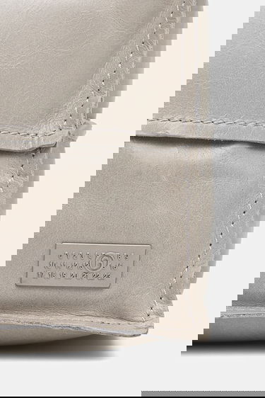Taška cez rameno Maison Margiela MM6 Maison Margiela Leather Paneled Shoulder Bag Šedá | SB5WD0031.P8490.T1019, 4