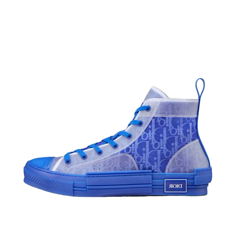 Tenisky a topánky Dior B23 High Top Blue Oblique Canvas Modrá | 3SH118ZMK_H561