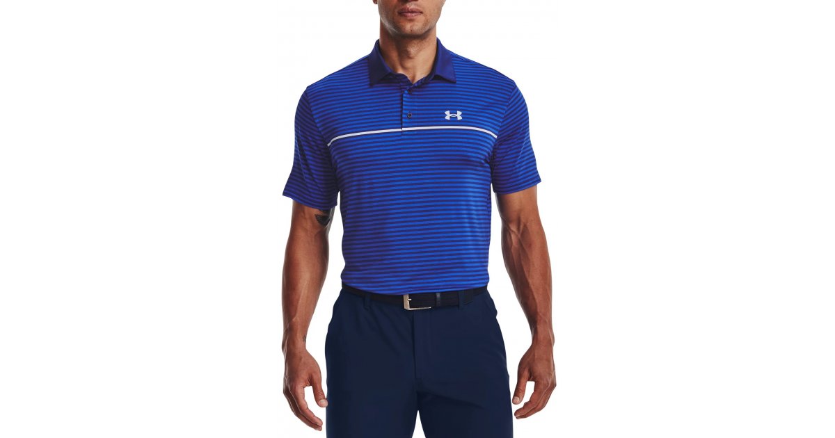 Polo tričko Under Armour Playoff 2.0 Striped Polo Shirt Modrá | 1327037-489, 1